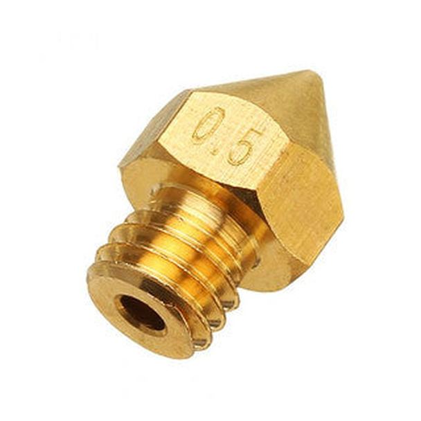 0.5/1.75mm MK8 Brass Extruder Print Head Nozzle
