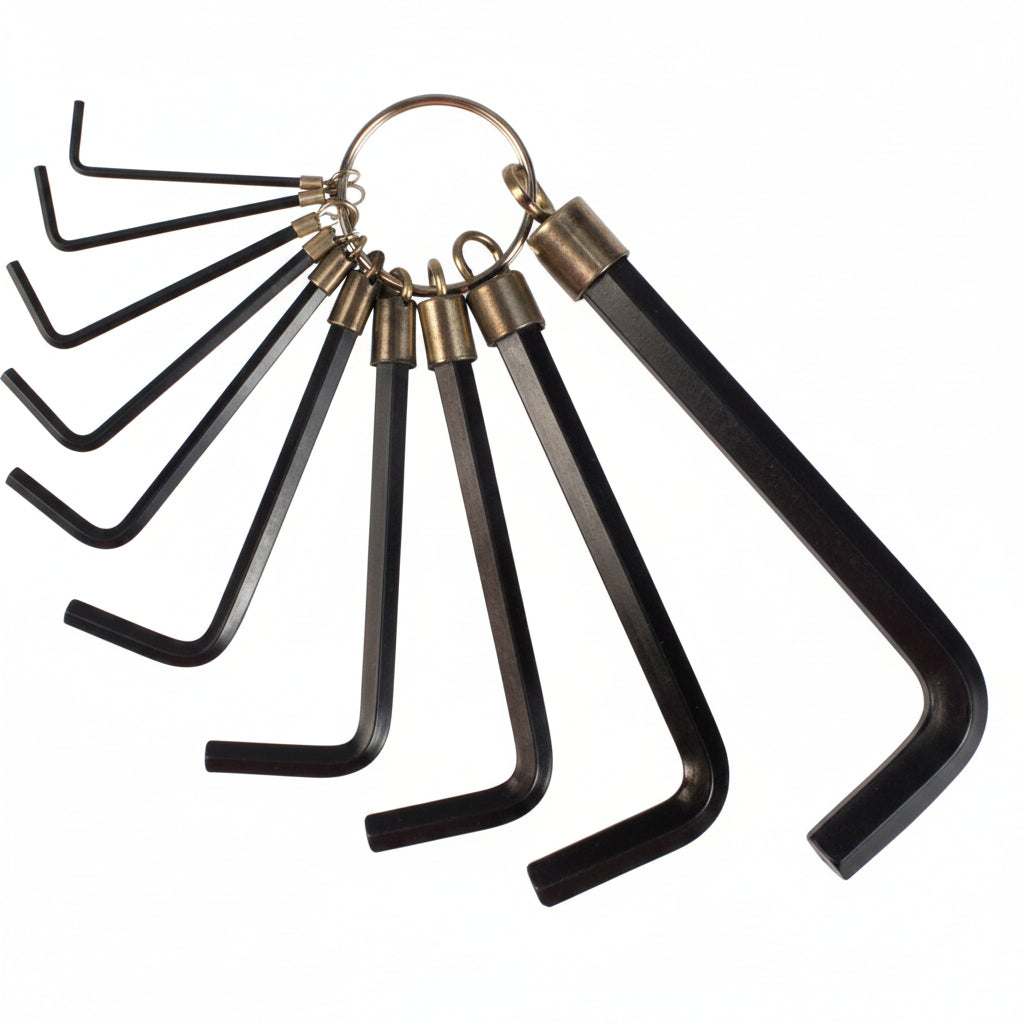 10Pcs Metric Hex Key Allen Wrench Set