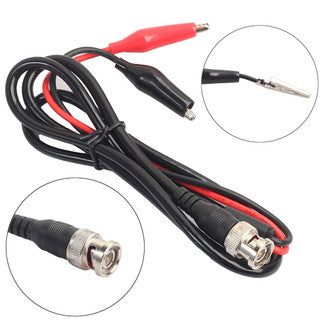1M BNC male to Dual crocodile clamp, Oscilloscope test cable