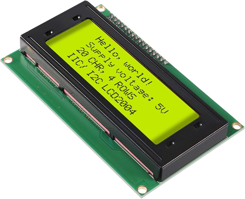 20X4 (2004) Yellow Serial Backlight LCD