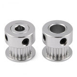 2GT Timing Belt Pulley 20-T Bore 6.35mm Aluminium