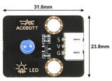 ACEBOTT Blue LED Module Easy-Plug Compatible with ESP32/Arduino