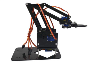 4 DOF Acrylic Robot Mechanical Arm (Not including Servo)
