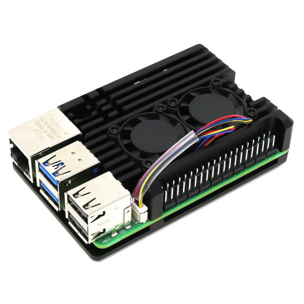 Aluminium Armour Dual-Fan Heatsink Case for Raspberry Pi 5