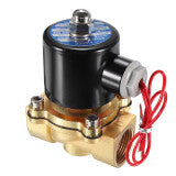 Brass Liquid Solenoid Valve - 12V - 3/4"