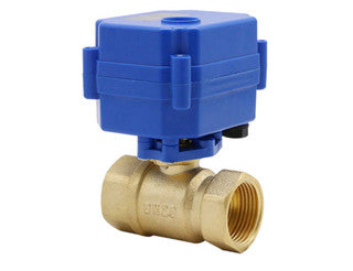 3/4" DN20 Brass Motorized Ball Valve - 12V CR05
