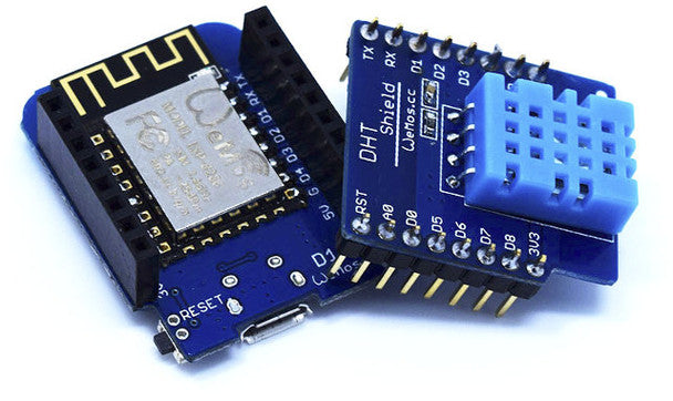 ESP8266 D1 mini + DHT11 Shield