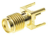End Launch SMA Female RF connector
