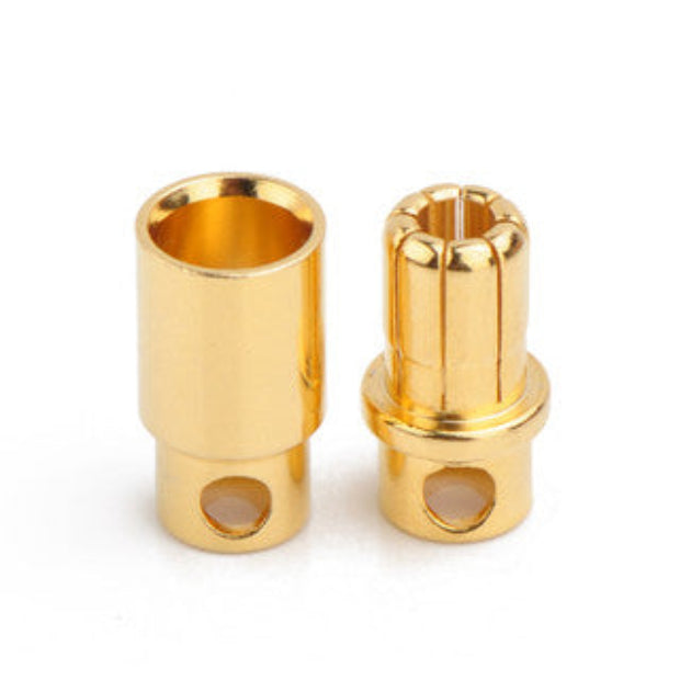 2.0mm Gold Plated Bullet Connector Male-Female Pair