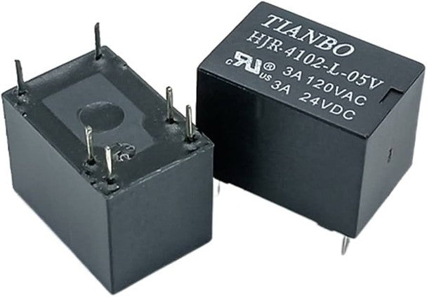 HJR-4102-L-12V 6 Foot 12VDC Power Relay
