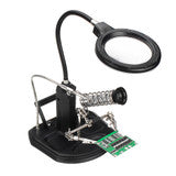 LED Soldering Helping Hands Glass Magnifier