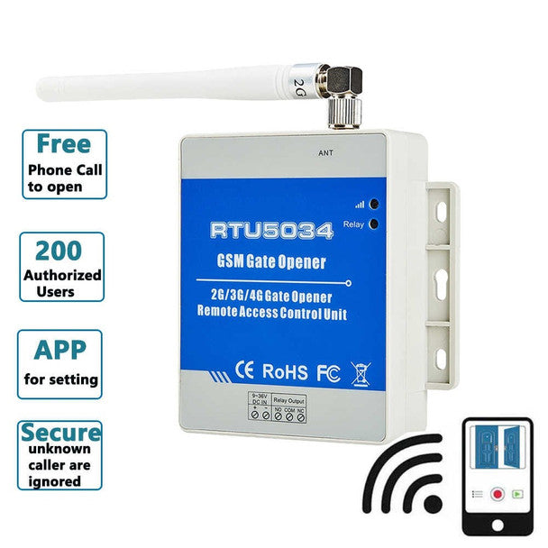 RTU5034 Wireless GSM Gate Remote Control