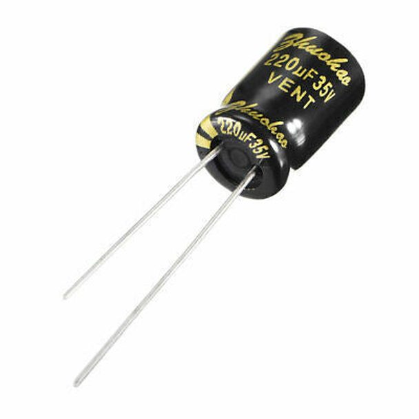 0.22uF 50V Radial Electrolytic Capacitor