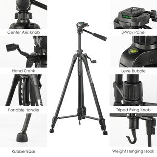 WT-3520 Professional Portable Aluminium Alloy Tripod Stand