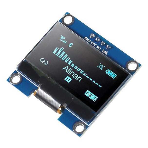 1.3" Blue IIC 128X64 OLED LCD (With GND VCC)
