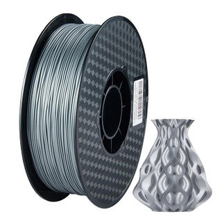 1.75mm 1Kg Silver PLA+ Filament