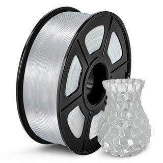 1.75mm 1Kg Transparent PLA+ Filament