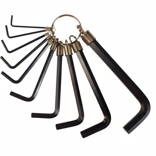 10Pcs Metric Hex Key Allen Wrench Set