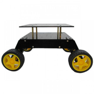 125rpm/min 4WD Suspension Robot Chassis