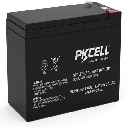 Sealed lead acid battery 12V 7Ah