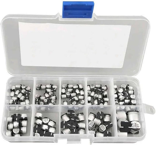 145PCS 0.47uf-470uf Aluminium Electrolytic Capacitor Kit