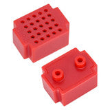25 Points Solderless Mini PCB Breadboard (Red)