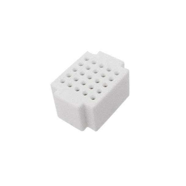 25 Points Solderless Mini PCB Breadboard (White)