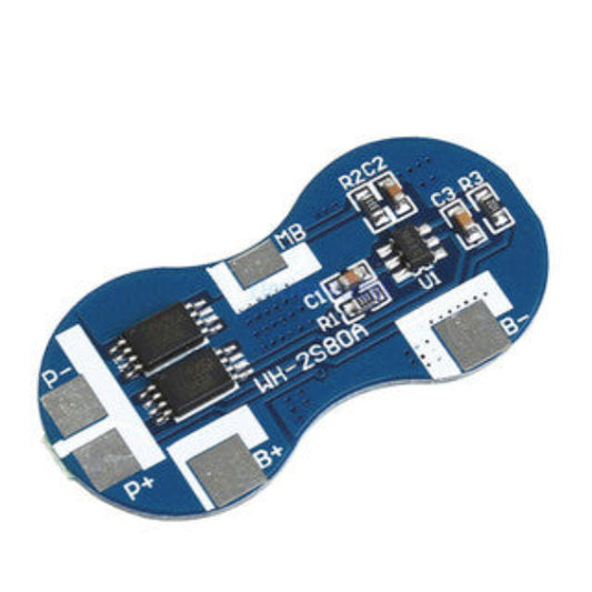 2S Li-ion 18650 7.4V 4A 2 series BMS Module