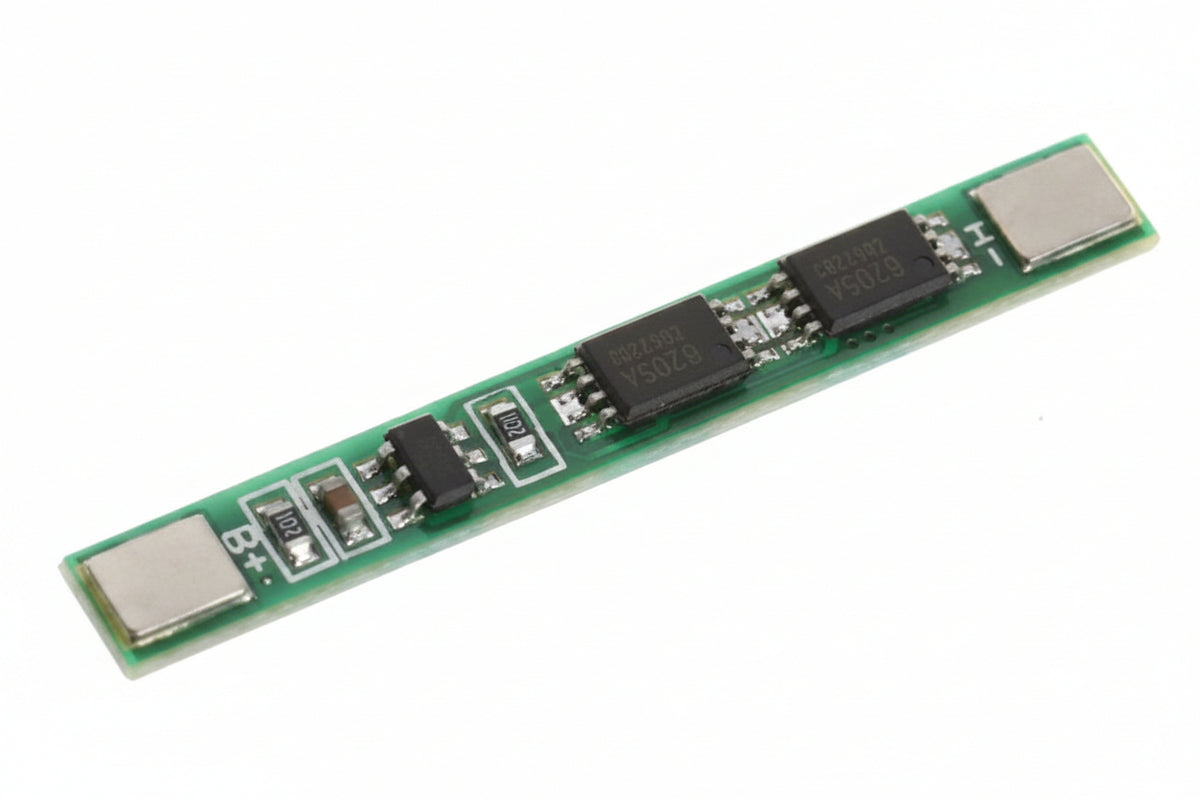 3.7V Lithium Battery Protection Board for Polymer 18650 Bonding Pad (can Spot/Weld) 3A Overcurrent Value