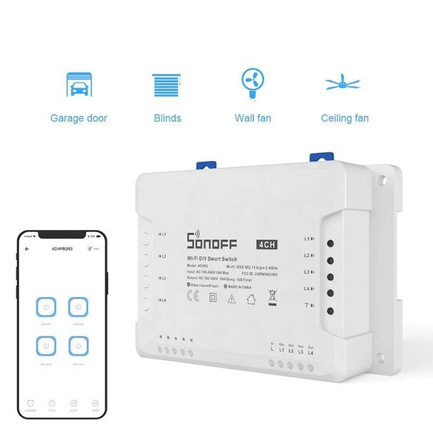 4CH 4-gang Wi-Fi Smart Switch Module