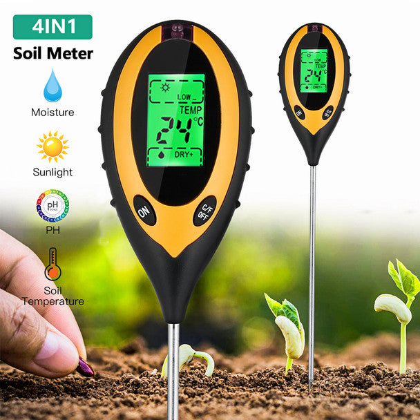 4 in 1 Soil Analysis Tester Detector