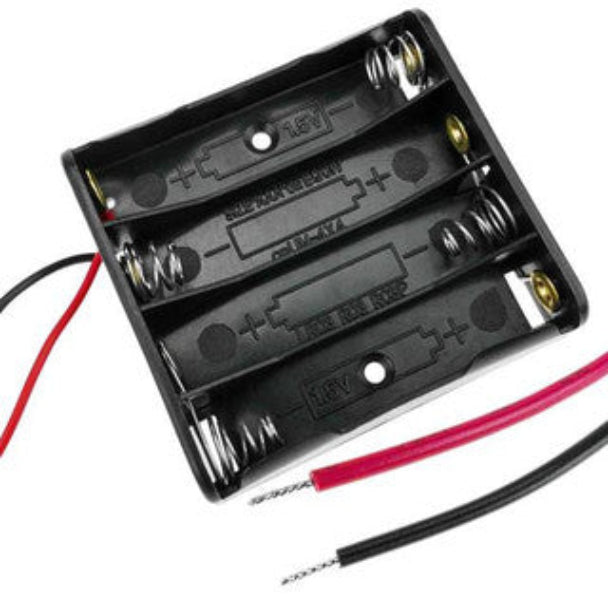 4 x AAA Battery Holder Box