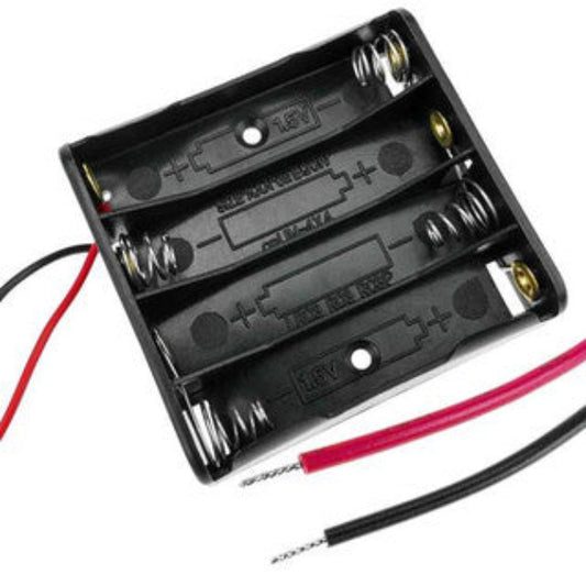4 x AAA Battery Holder Box