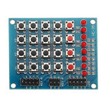 LED Scroller Matrix Keyboard
