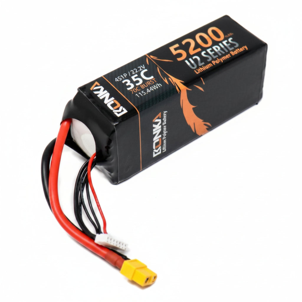 5200mAh 4S 35C 14.8V LiPo Battery XT60