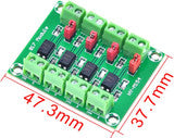 PC817 4-Channel Optocoupler Isolation Board