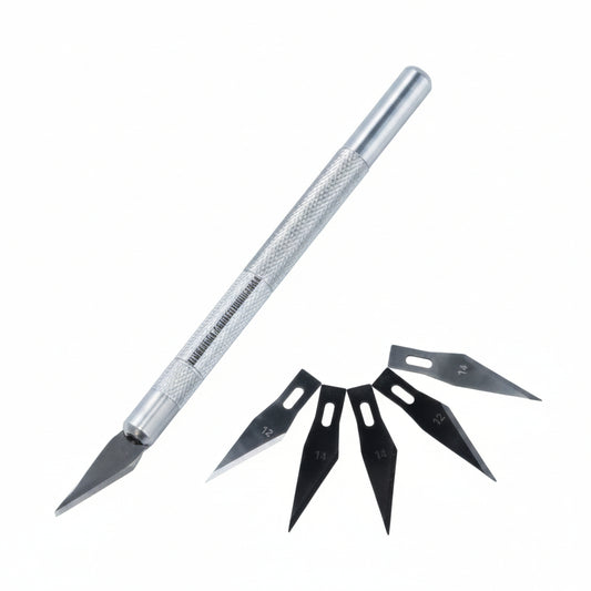 6Pcs / Set Precision Hobby Knife Metal Handle