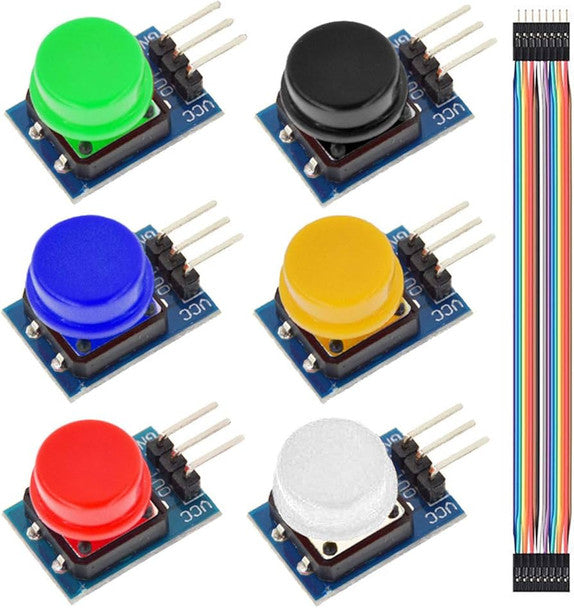 6Pcs/set Electronic Building Blocks Button Module
