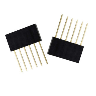 6 Pin Female 11mm tall Stackable Header Connector