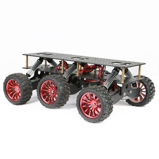 6WD Robot Car Chassis Shock Absorption Off-road climbing DIY
