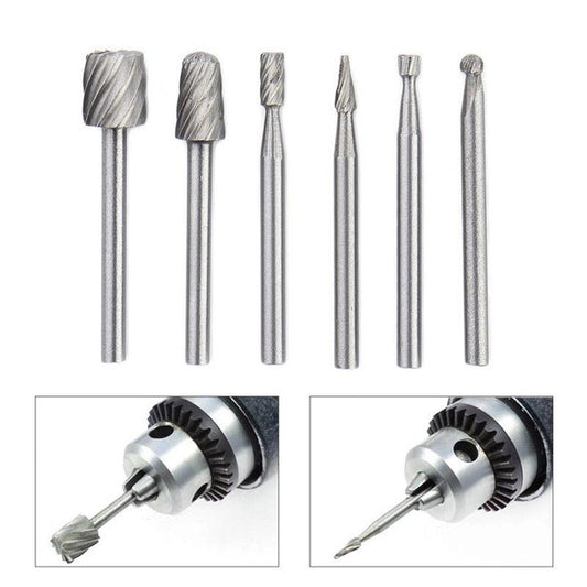 6pcs Dremel Rotary Tools Mini Drill Bit Set