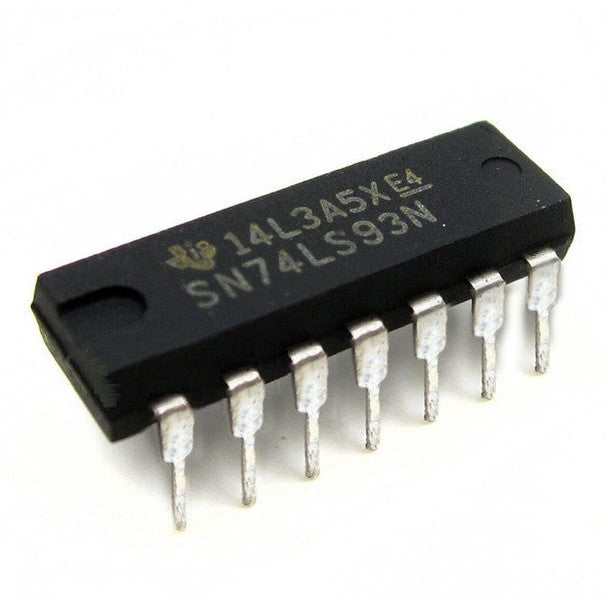 74LS93 TI IC 4-BIT BINARY COUNTER 14-DIP