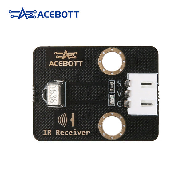 ACEBOTT Infrared IR Receiver Module Easy-Plug Compatible with ESP32/Arduino