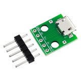 Micro USB Type B Mike Patch Straight Plug Adapter