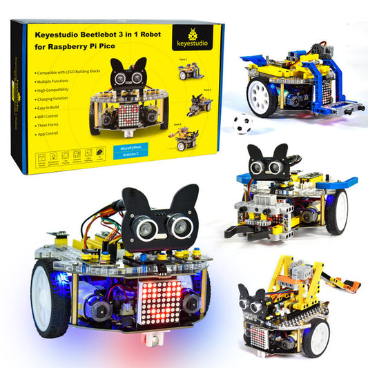 Beetlebot 3 in 1 Robotics STEM Learning Kit