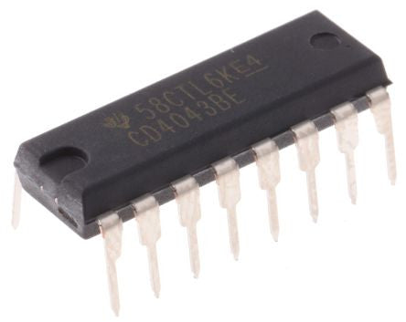 CD4043BE - Latch,Tri State, 50 ns, 6.8 mA, IC
