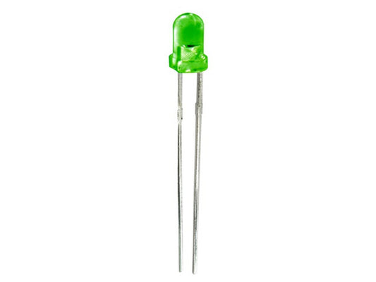 Diffused 3mm Green Led