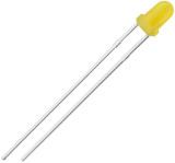Diffused 3mm Yellow Led