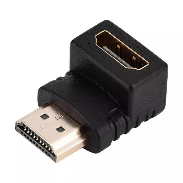 HDMI male to HDMI female cable adapter