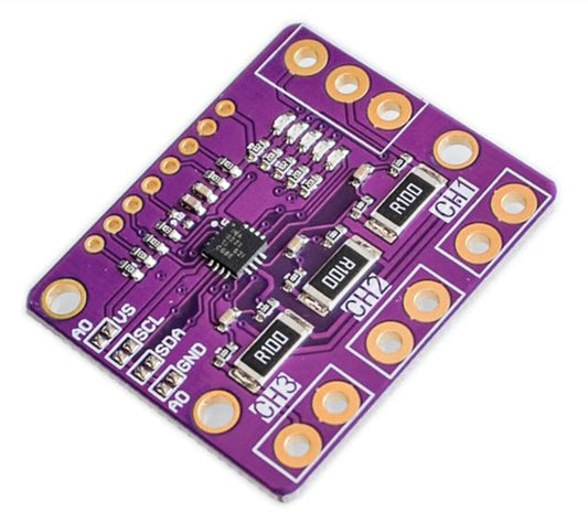 INA3221 Power Supply Voltage Monitor Board
